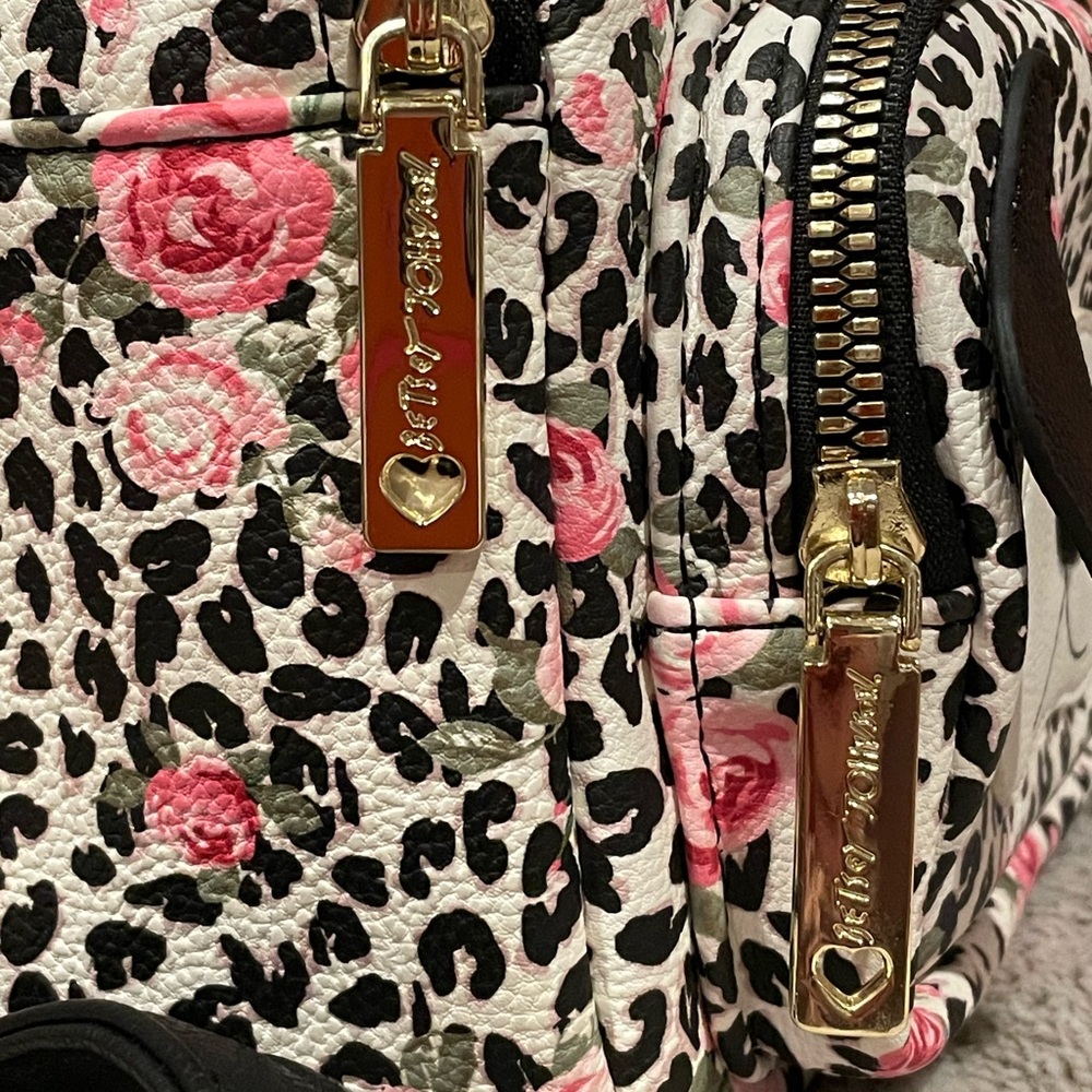 Betsey Johnson Kitsch Mini Floral Puppy Backpack - Picture 5 of 9